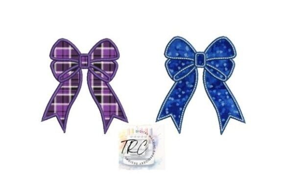 Charming Applique Bow for Business Embroidery