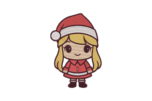 Christmas Girl: A Charming Addition to Your Embroidery Projects