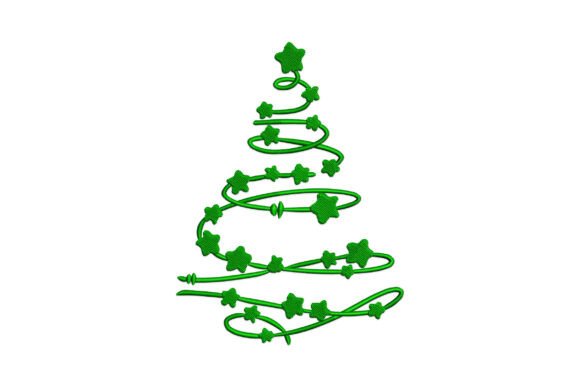 Christmas Star Tree: A Festive Embroidery Delight