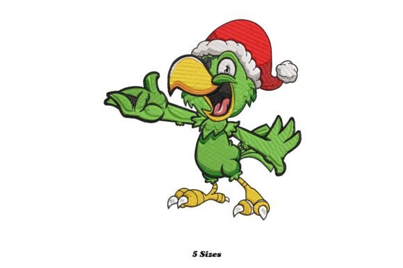 Delightful Funny Parrot Bird Christmas