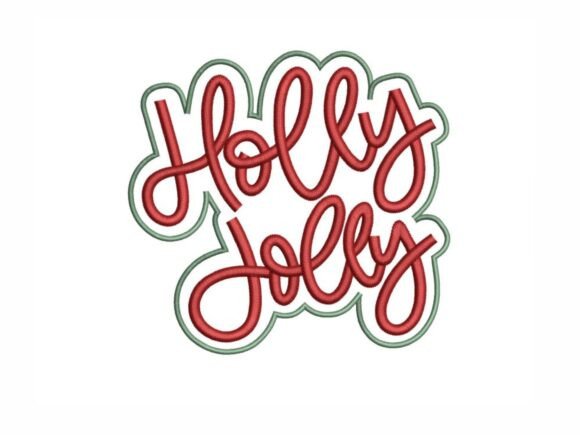 Holly Jolly: A Festive Touch for Your Embroidery