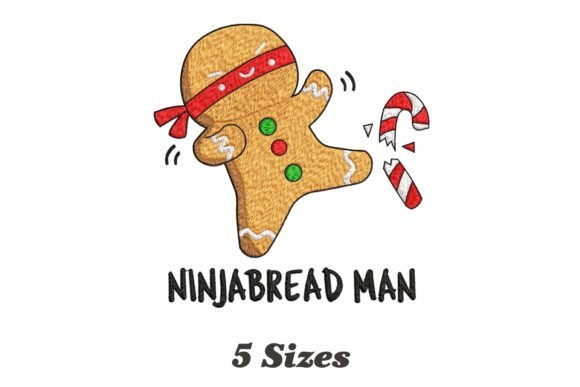 Ninjabread Man: A Charming Addition to Your Embroidery