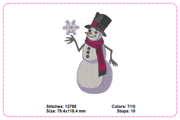 Snowman Embroidery Designs: A Festive Touch for Your Brand